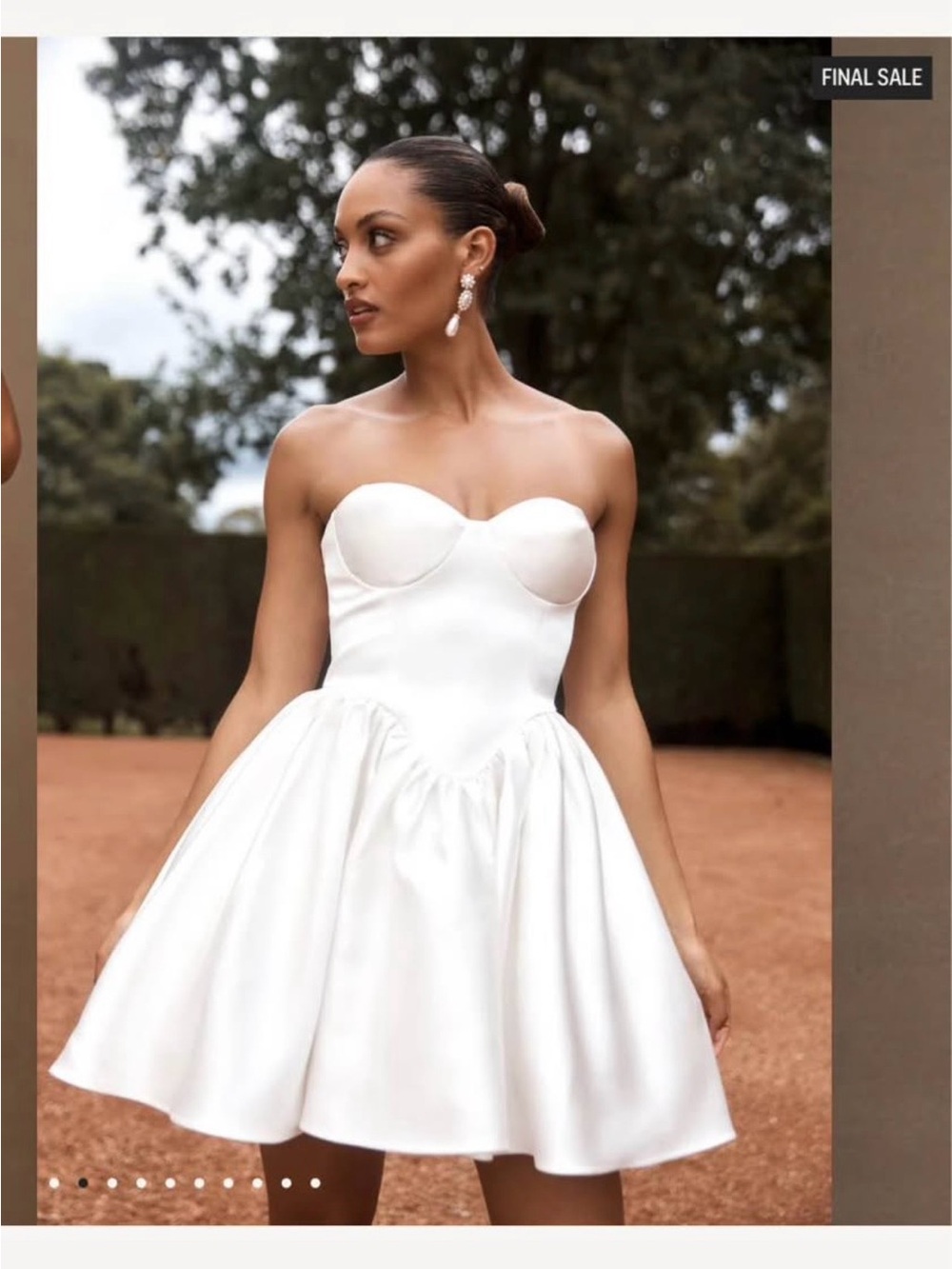 Meshki Hollie structured corset mini dress